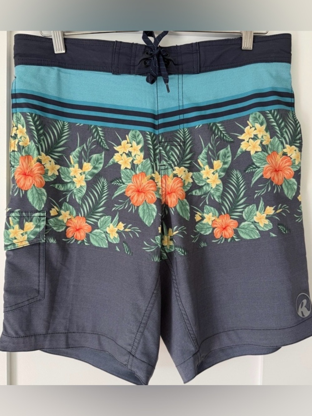 Ripzone Board Shorts Tropical Swim Trunks Beach Surf Vacation Summer Swim